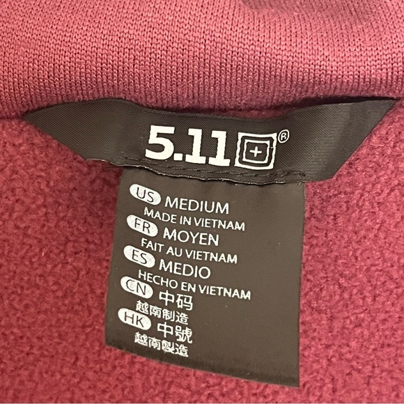 5.11 Tactical Women's Seacoast Anorak Pullover Half Zip Fleece Jacket - Medium - Picture 2 of 9